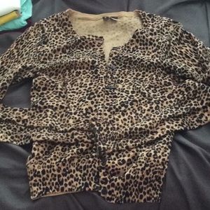 Animal print sweater